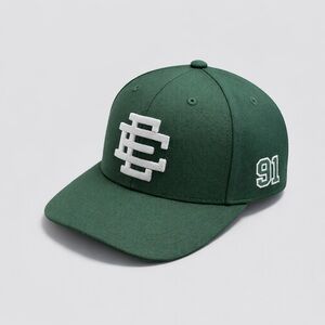 Eric Emanuel EE Basic/Core Hat Green/White SnapBack